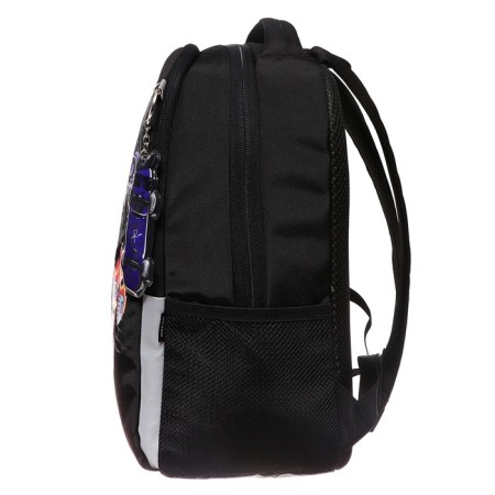 School backpack, 38 x 29 x 16 cm, Grizzly, ergonomic back, black-3