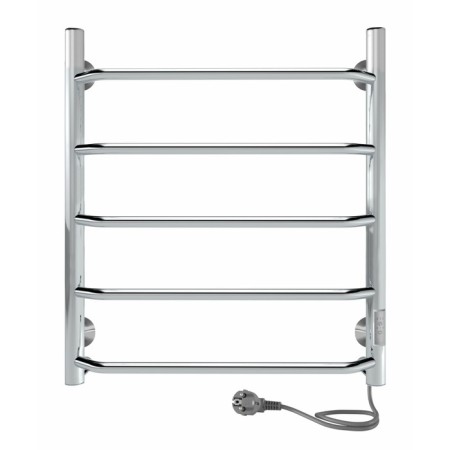 Electric towel Indigo Roof, 600x500 mm, timer, hidden installation, chrome-1