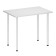 Light 1 kitchen table, 600 × 900 × 730 mm, white color