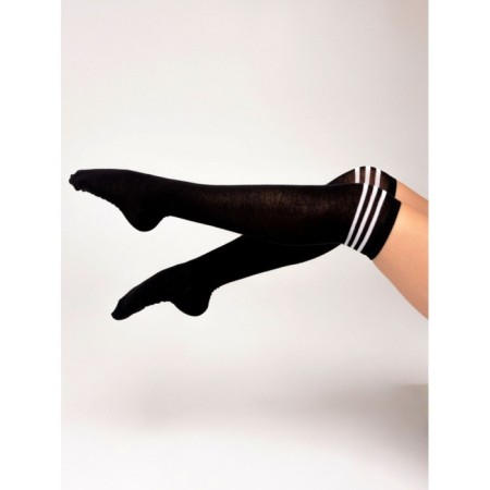 Women's golfs, size 23-25, black and white color, 2 pairs-2