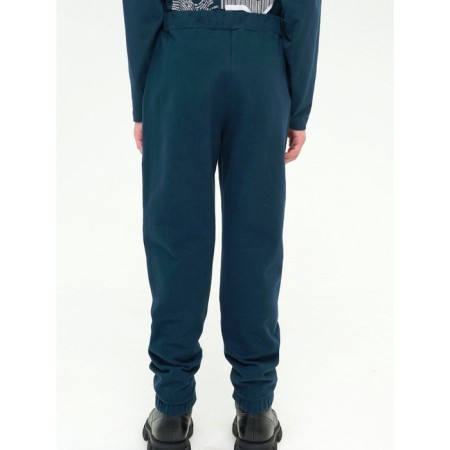 Pants for boys, height 152 cm, dark blue color-7