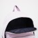 School backpack from lightning textiles, external pocket, Fulldorn, lilac color