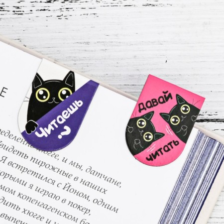 Magnetic bookmarks "Book Kotoman", 8 pcs.-2