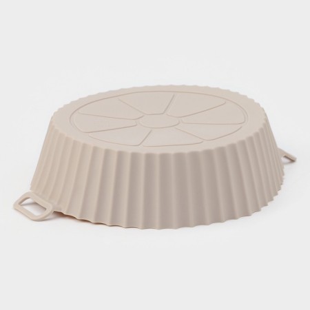 Baking form in the Airgril of the Dolyan, silicone, d = 21.5 cm, beige color-3