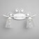 Bra "Bohemia" 2x14 40w is white 41.5x23x23cm