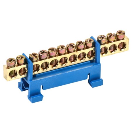 Tire "N" zero with a blue insulator type "Strack" on a 6x9 mm DIN-RACE 12 REXANT groups
