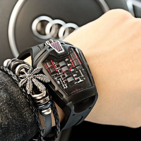 Men's wrist watches, D-4.5 cm, waterproof-1