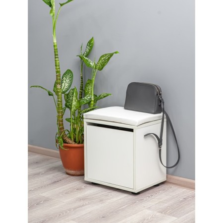 Malt Light Tumble, 380 × 300 × 425 mm, white embossing / white leatherette