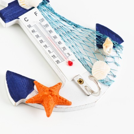 Interior anchor with a thermometer 12.5*9*2cm, mix-3