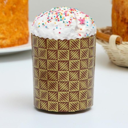 Paper form for cake "New Standard" 70 x 85 mm, mix (packing 2400 pcs)-2