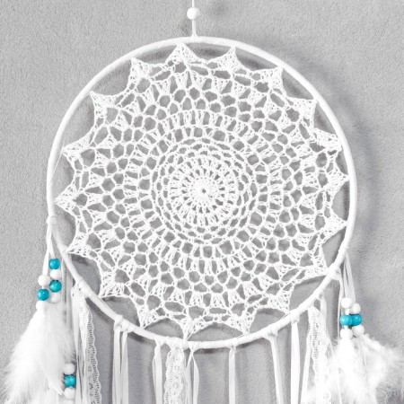 Dreams "Macrama - Lace with beads and ribbons" 85x25 cm-1