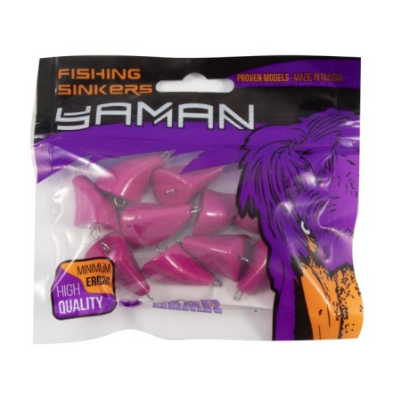 Cargo of a bullet exentric painted pissy Yaman 10 pcs., 32 g, purple-4