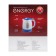 Electric kettle Energy E-293, plastic, 1.7 l, 2200 watts, white and white
