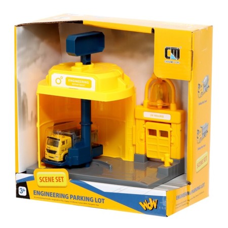 Parking "Building Elevation", with a lifting, the machine drops off the button, the bell calls, mix-14
