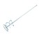 Mixer for paints and plaster mixtures of the tundra, galvanized, SDS-Plus, 100 x 10 x 600 mm