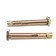 Anchor bolt of scrap, galvanized, 10x80 mm, 75 pcs
