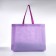 Bag beach without fasteners, lilac color