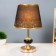 Aryel light lamp E27 40w Black-gold 21x21x34 cm Risalux