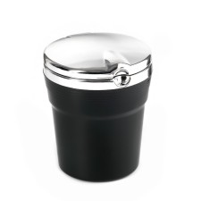 Ash for cars, with backlight, 7.5 x 9 cm, black