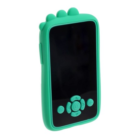 Children's training phone "Dino", camera, sound and light effects, green color-2