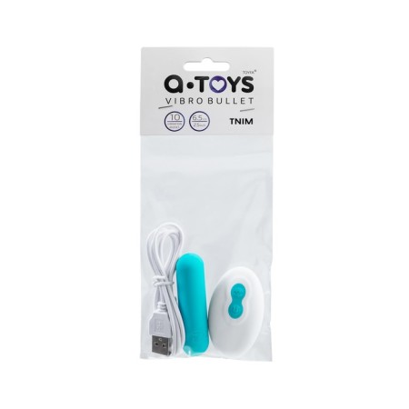 Vibroopul A-Toys TNIM, 6.5 cm, silicone, blue color-9