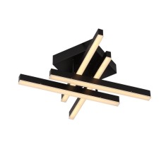 Ceiling Ceiling ST LUCE. SL933.402.04. Samento. 1x22 W, LED, 3000K/4000k/6000k, 50x50x15 cm, black color