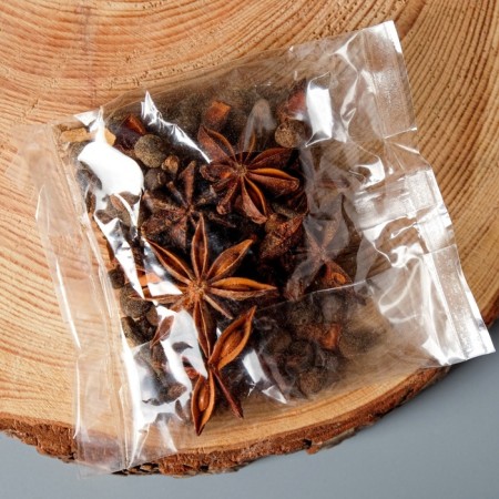 A set of mugs for mulled wine "Avocado-Polovinka" two pieces in a box, spices-4
