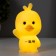 Night Diplon LED from batteries yellow 7x8x13.5 cm Risalux