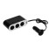 Torso cigarette lighter, 12-24 V, USB, wire 50 cm, backlight