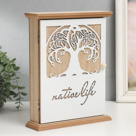 Keywood tree 6 hooks "Tree. Key" 26.5x20.8x6.3 cm-1