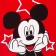 Children's Disney T-shirt "Mickey Mouse", height 98-104 (30), red