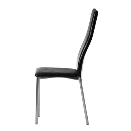 Silver/chocolate reptile chair-1
