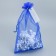 Big a gift organza Blue "Congratulations", with a nameplate, 20 x 30 cm +/- 1.5 cm