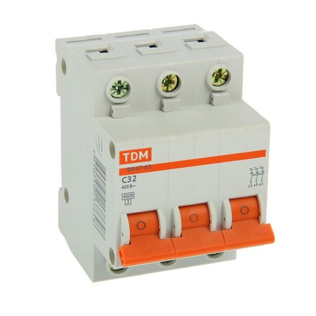 Automatic switch TDM VAL47-63, 3P, 32 A, 4.5 ka