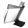 Demosystem desktop on 10 gray panels A4, Brauberg, metallic