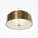 Ceiling light MayToni Mod096CL-03G, 3CHE14, 40W, 35x35x13.6 cm, color gold