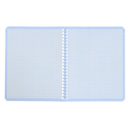 Notebook of 48 sheets in a cage, on the crest of Metallic "Black", Bumvinyl-1