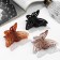 Hair crab "gloss" butterfly stripes, 7 cm, mix