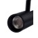 Track lamp, series "Flat" FTL-007, 10W, 48V, 3000K, IP20, black