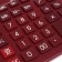 Large desktop calculator, 12-bit, Skainer SK-555RD, 2 power, 2 memory, 155 x 205 x 35 mm, red
