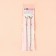 Decorative straps with rhinestones, metal fittings, 4 mm, 45 cm, steam, silver color