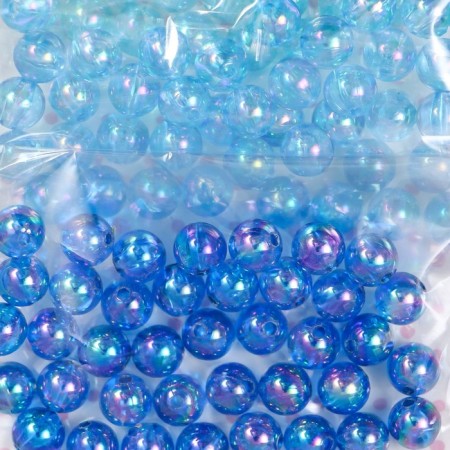 Beads for creativity plastic "mother-of-pearl. Night sky" nr 5 colors x 10 g d = 0.8 cm-1