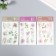 Stickers "Field flowers" set 3 sheets mix 10.4x14.7 cm