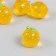 Decor for the work of acrylic "Fruit" set 6 pcs yellow 1.5x1.5x1.6 cm