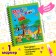 Book for drawing with water "animals", with a marker