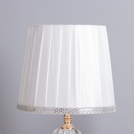 Table lamp "Kim" 1x40W E27 1x5W LED white/gold 23x23x40cm-2