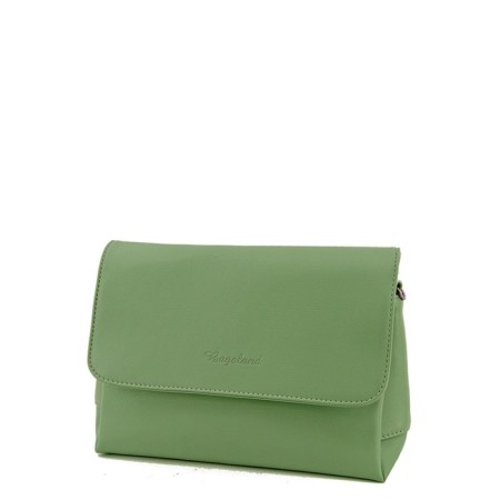 Messenger bag, valve department, green color 17x26x10cm-1