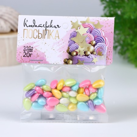 Confectionery sprinkling "drop of rainbow", 20 g-1
