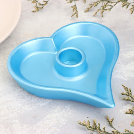 Gypsum Climber "Heart", 14x2.5cm, Blue-1