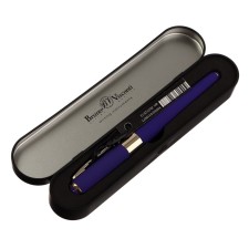 Ballic handle, 0.5 mm, Bruno VisConti Monaco, blue rod, blue-violet housing, in a metal case